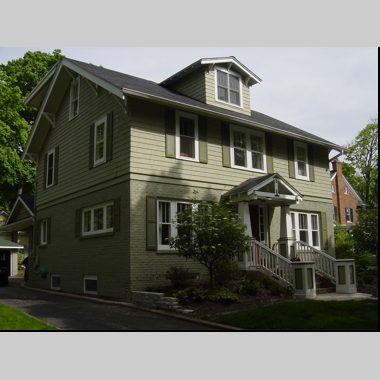 A simple porch renovation and color change brings this house to life